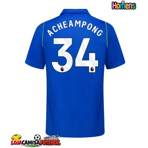 Camisa de Futebol Chelsea Josh Acheampong #34 Equipamento Principal 2026-27 Manga Curta